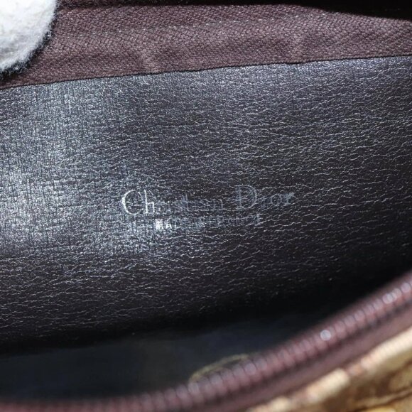 Christian Dior Trotter Canvas Shoulder Bag Brown Auth 108645V - Picture 4 of 14
